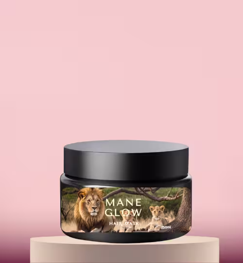 Hair mask mane glow